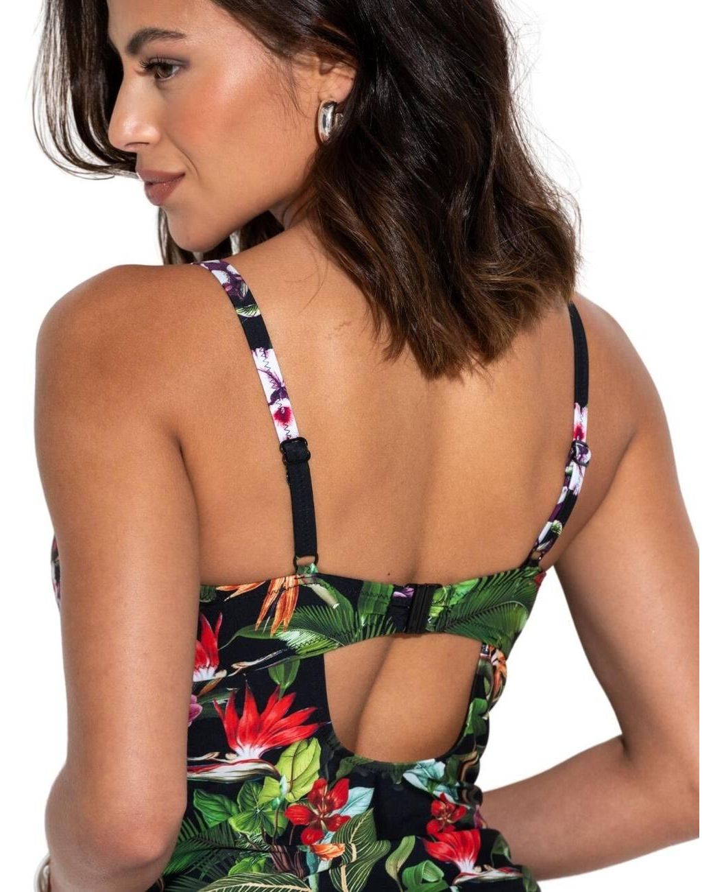 Pour Moi Green Palermo Padded Tankini Top