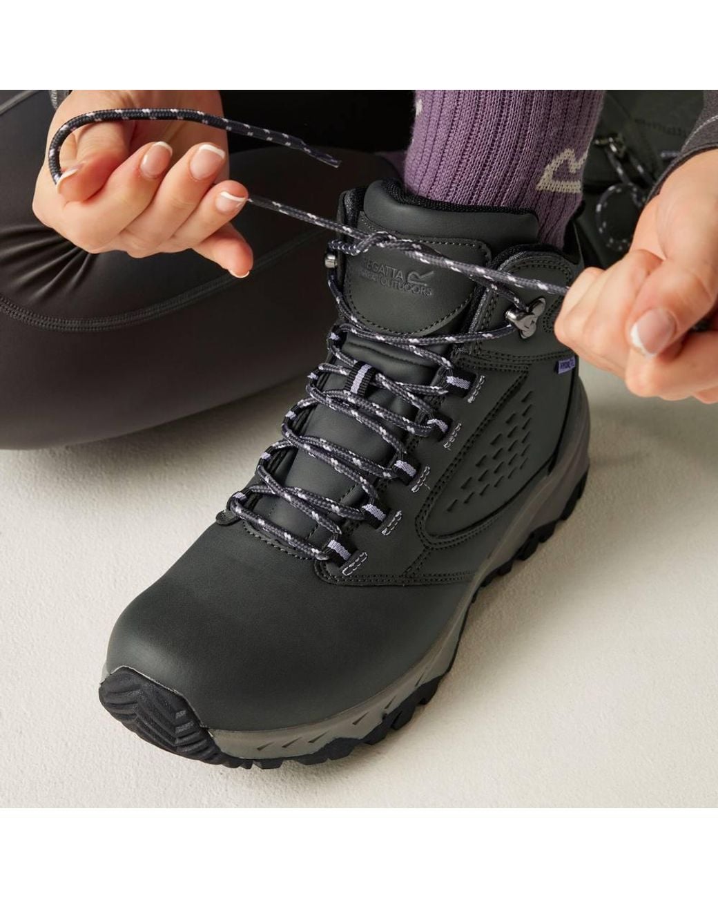 Regatta Black Amble Waterproof Walking Boots