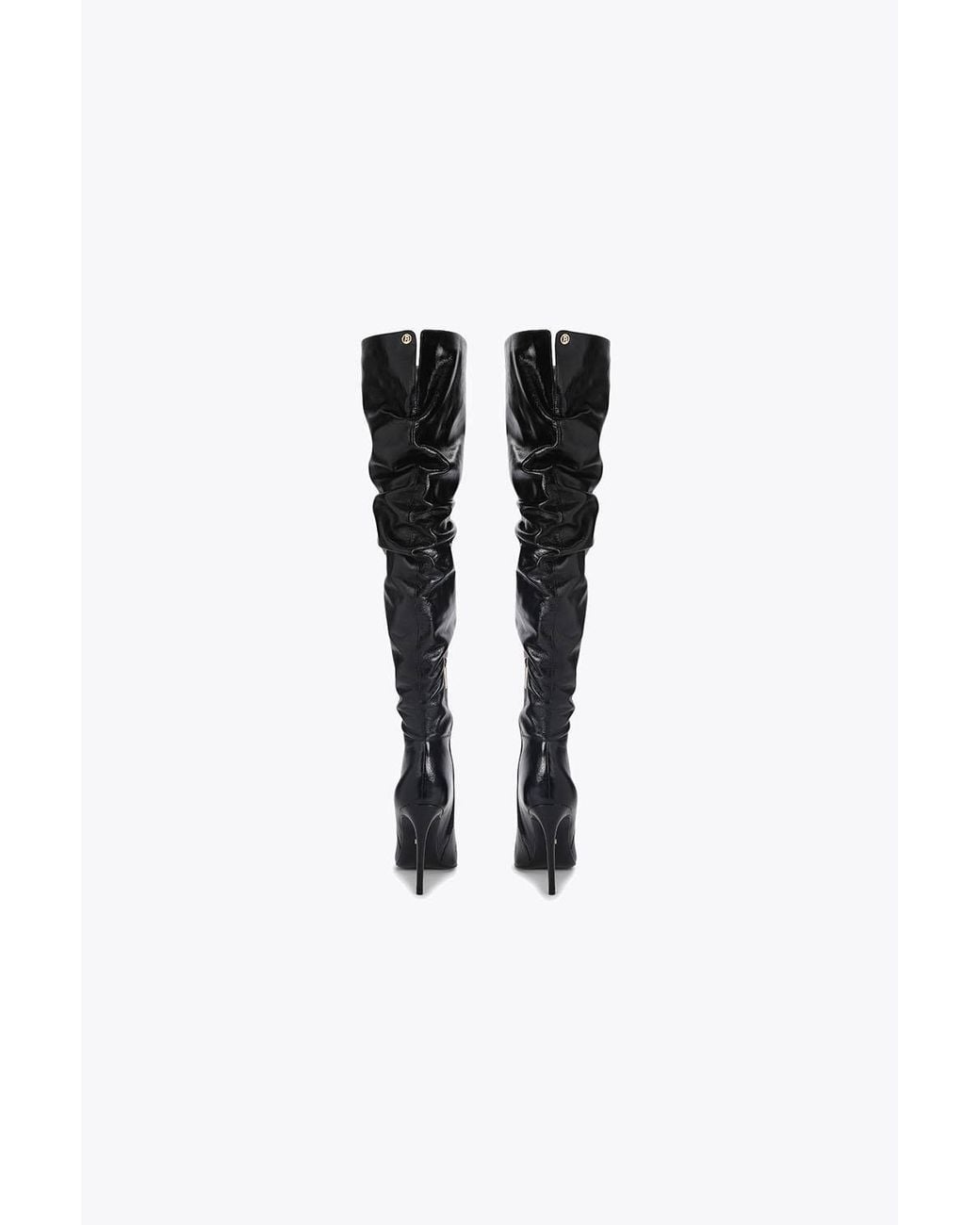 KG by Kurt Geiger Black 'Tigerlily' Leather Boots