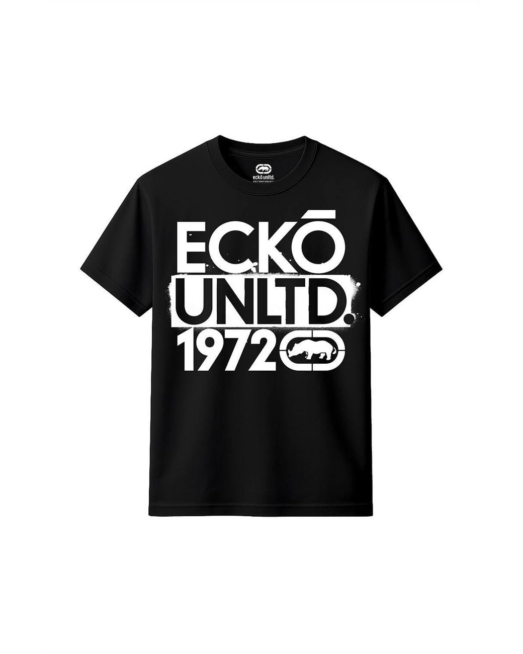 Ecko' Unltd Black Stacked T-Shirt for men