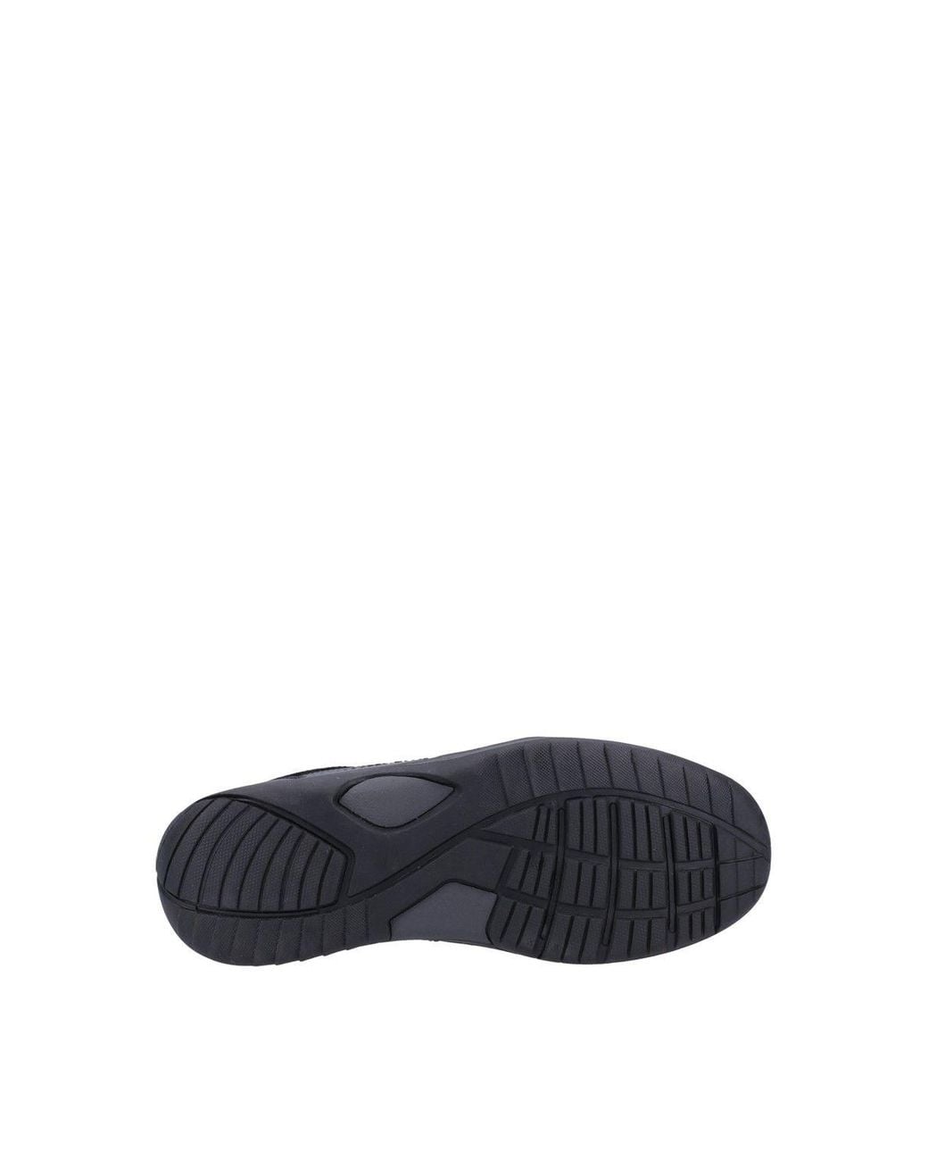 Hush Puppies Black 'Donald' Classic Slip On Shoes for men