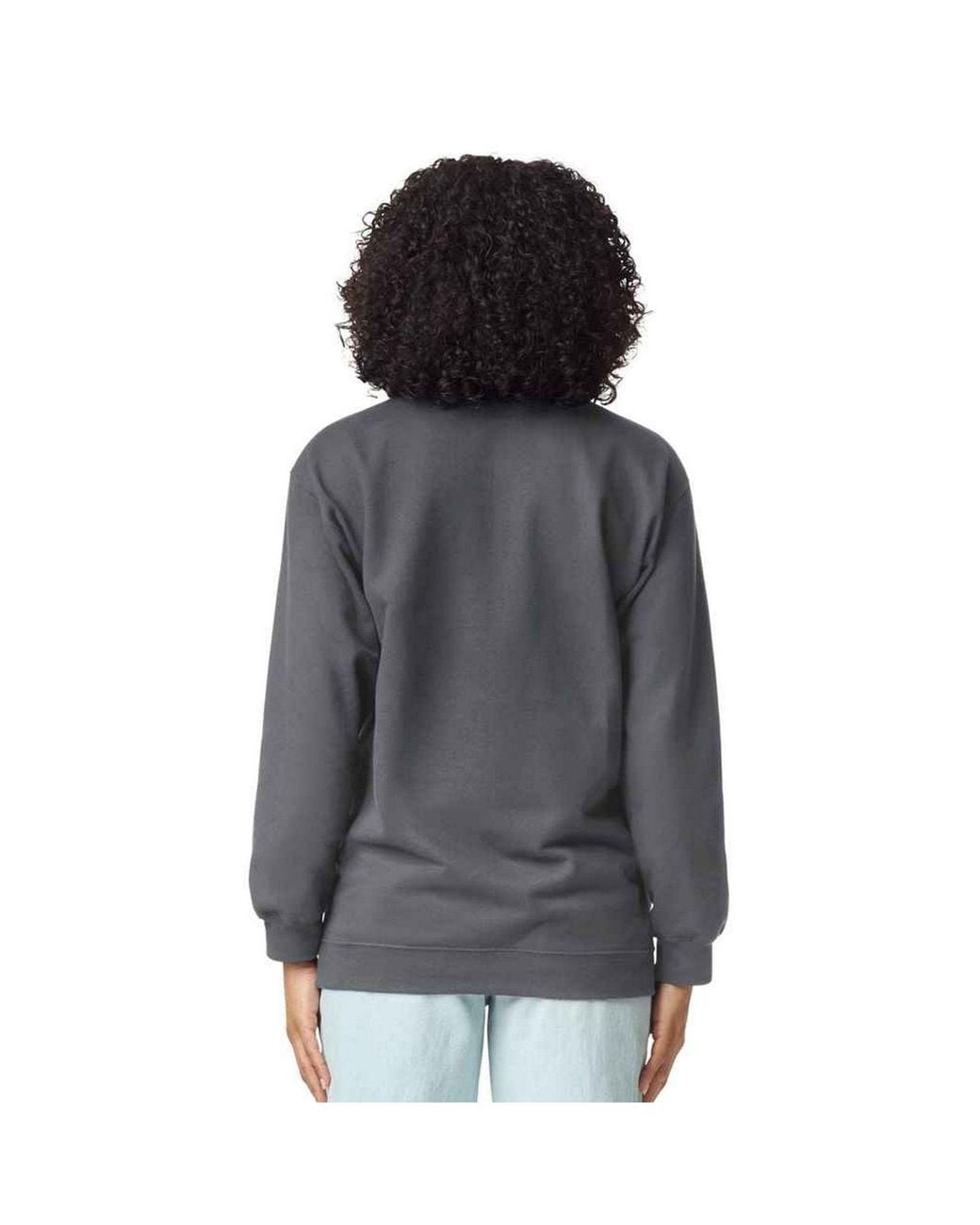 Gildan Gray Softstyle Midweight Quarter Zip Sweatshirt for men