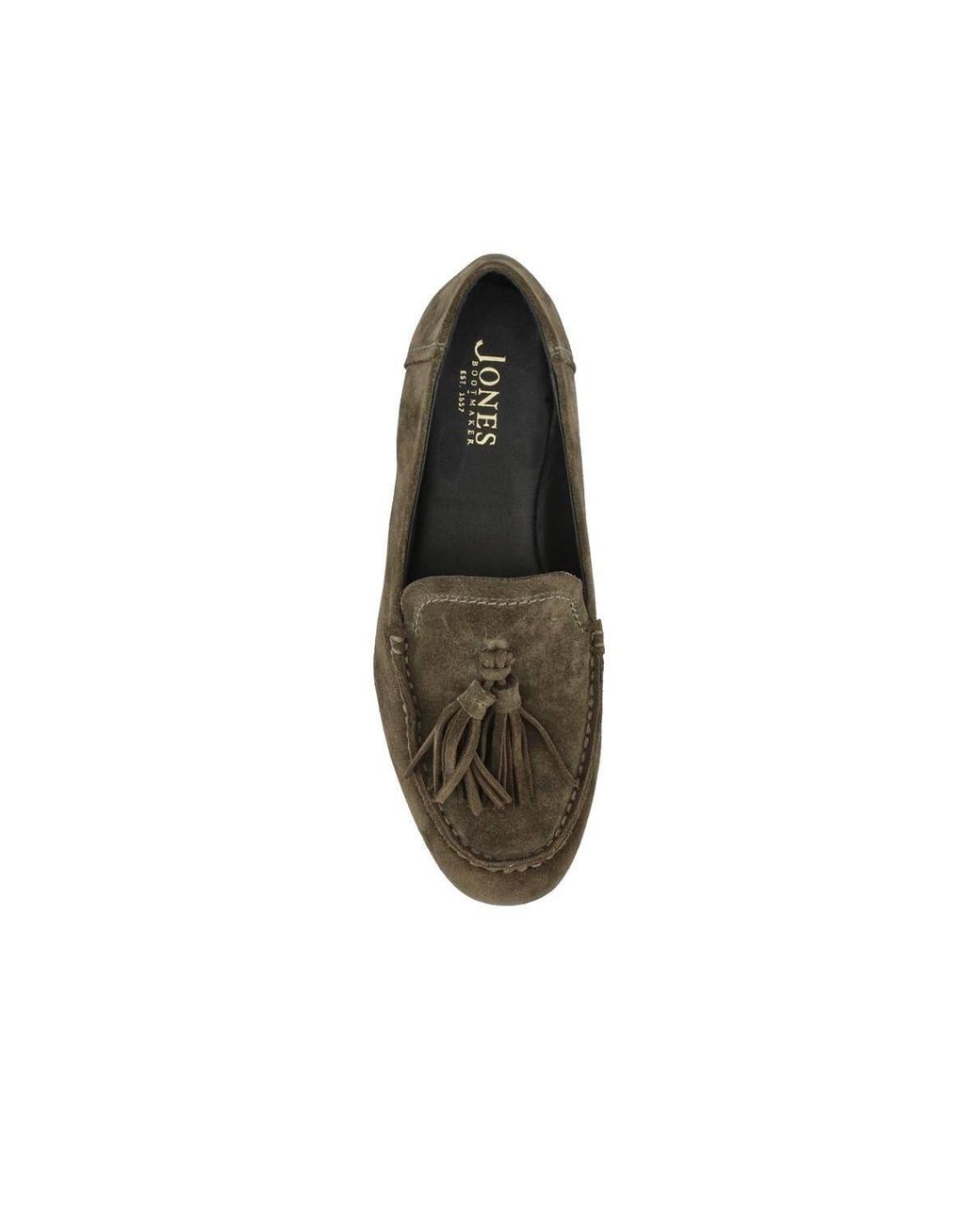 Jones Bootmaker Brown Lucee Tasselled Leather Loafers