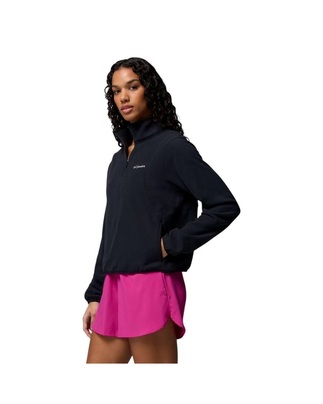 Columbia Red Vital Half Zip Fleece Top