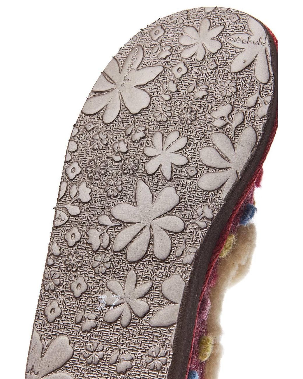 Moshulu Pink 'Peanut Brittle' Spotty Full Slippers