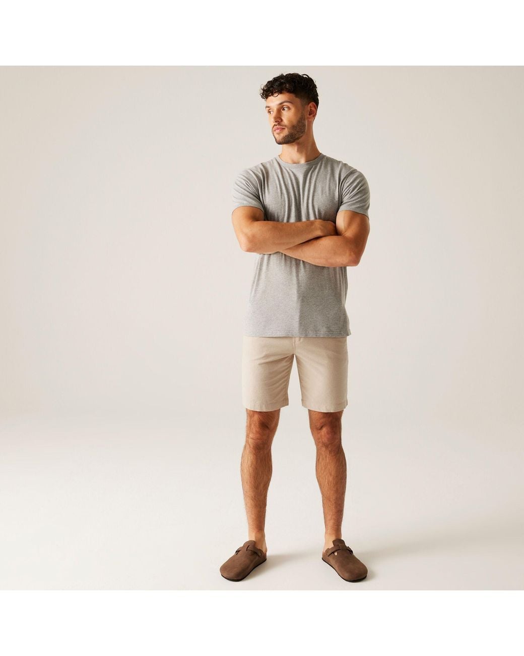 Regatta Natural Sabastal Cotton Shorts for men