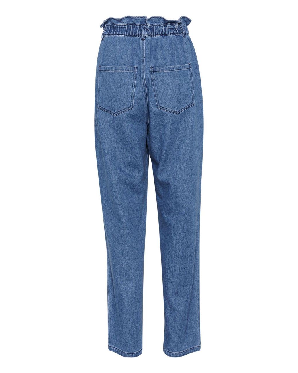 Saint Tropez Blue Kayosz High Waisted Straight Leg Jeans