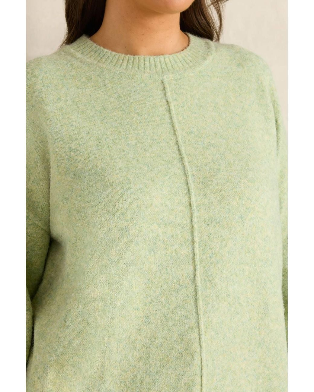 Evans Green Front Seam Jumper