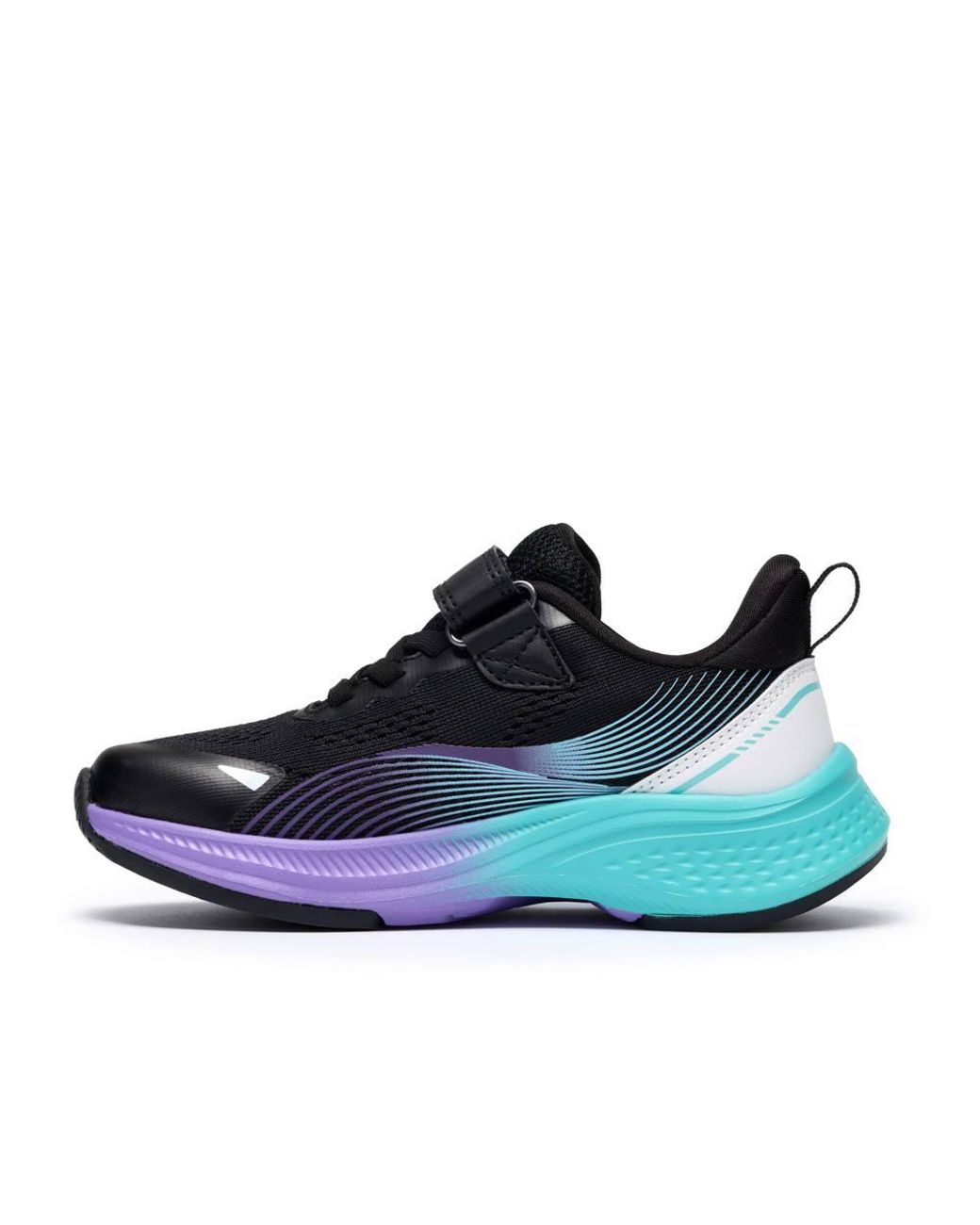 Clarks Blue Lumen Hero Kid Combination Trainers, Riptape