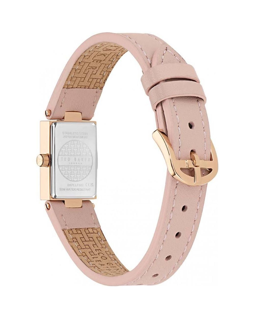 Ted Baker Pink Bkpllf502 Classic Chic 16Mm Quartz Watch