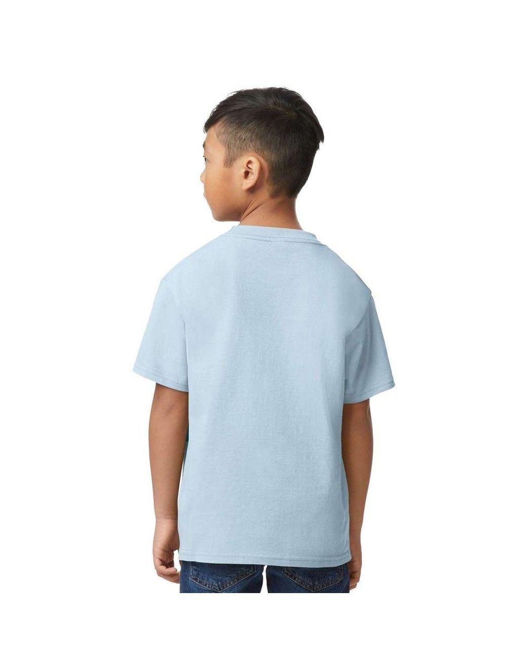 Gildan Blue Midweight Soft Touch T-Shirt