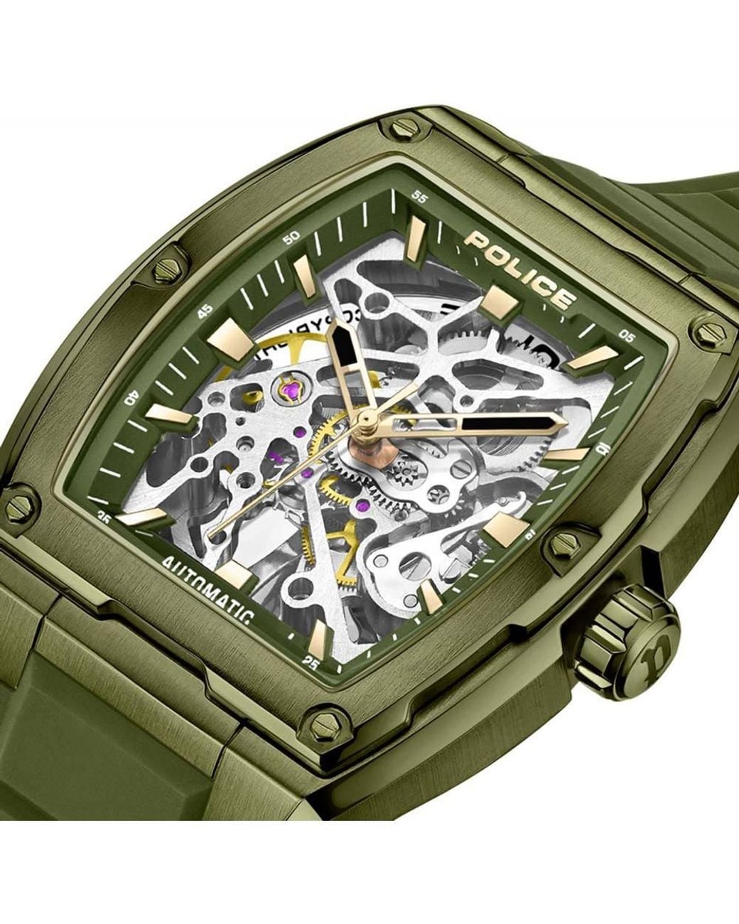 Police Green Pewjr0005906 Extreme 42Mm Automatic Watch for men