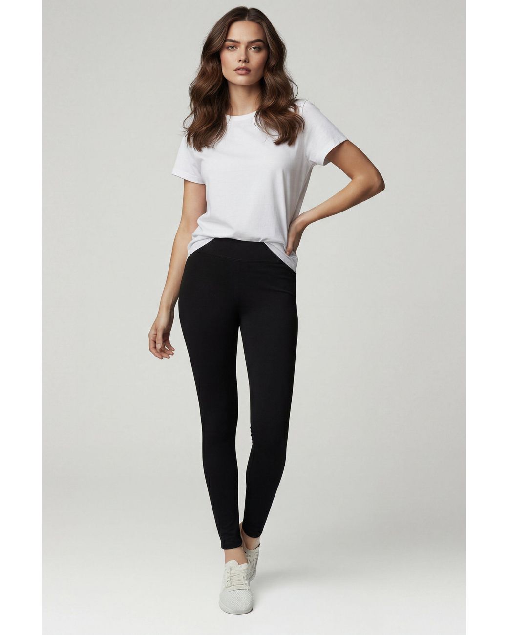 Lands' End Black Starfish Ultimate Leggings