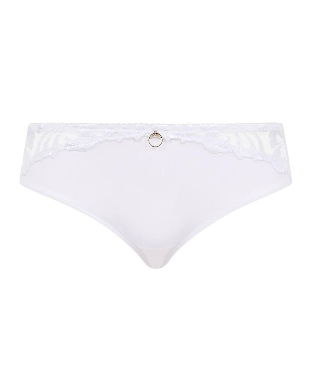 Chantelle White Majestic Covering Brief
