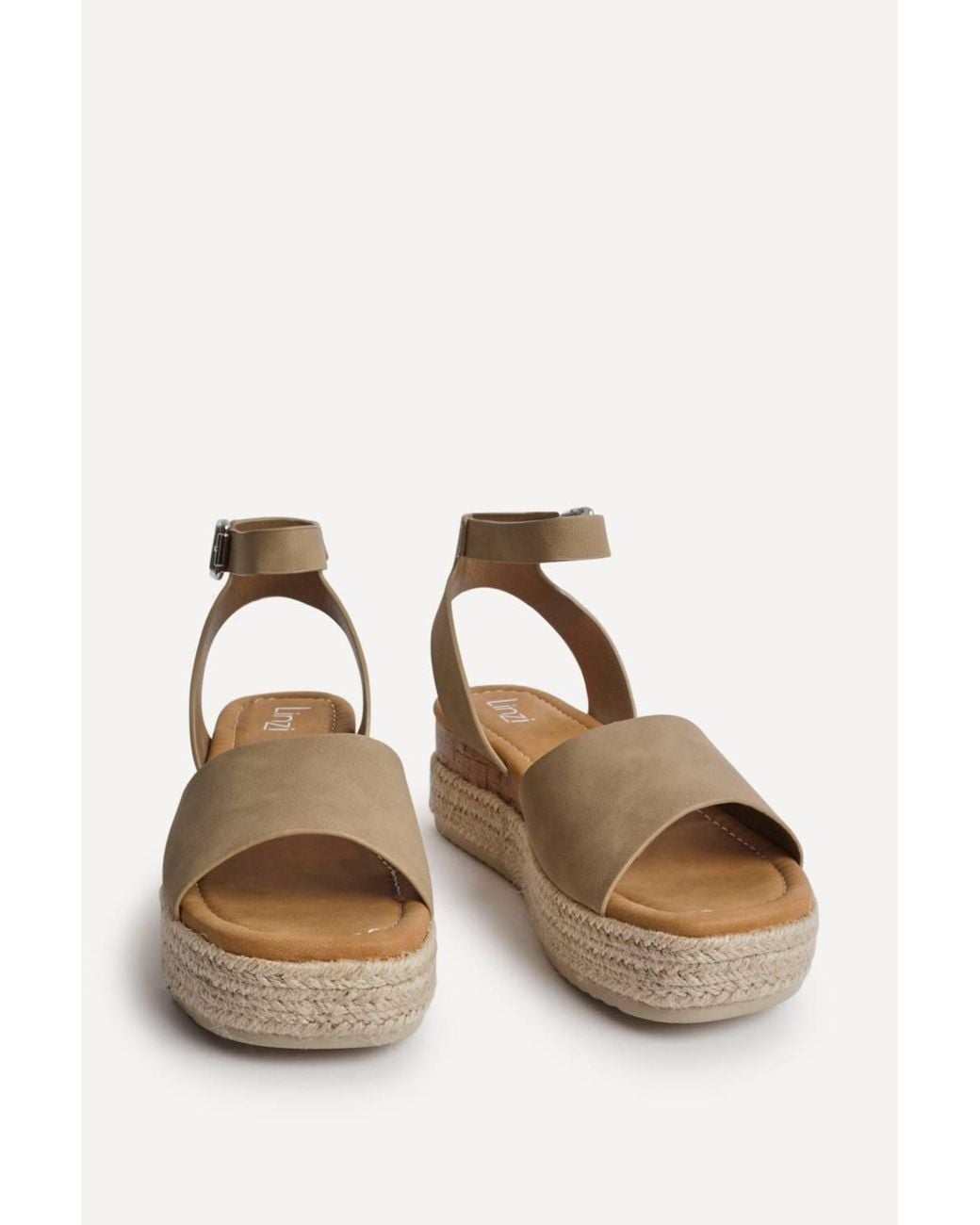Linzi Gray Nirvana Nubuck Flatform Sandals