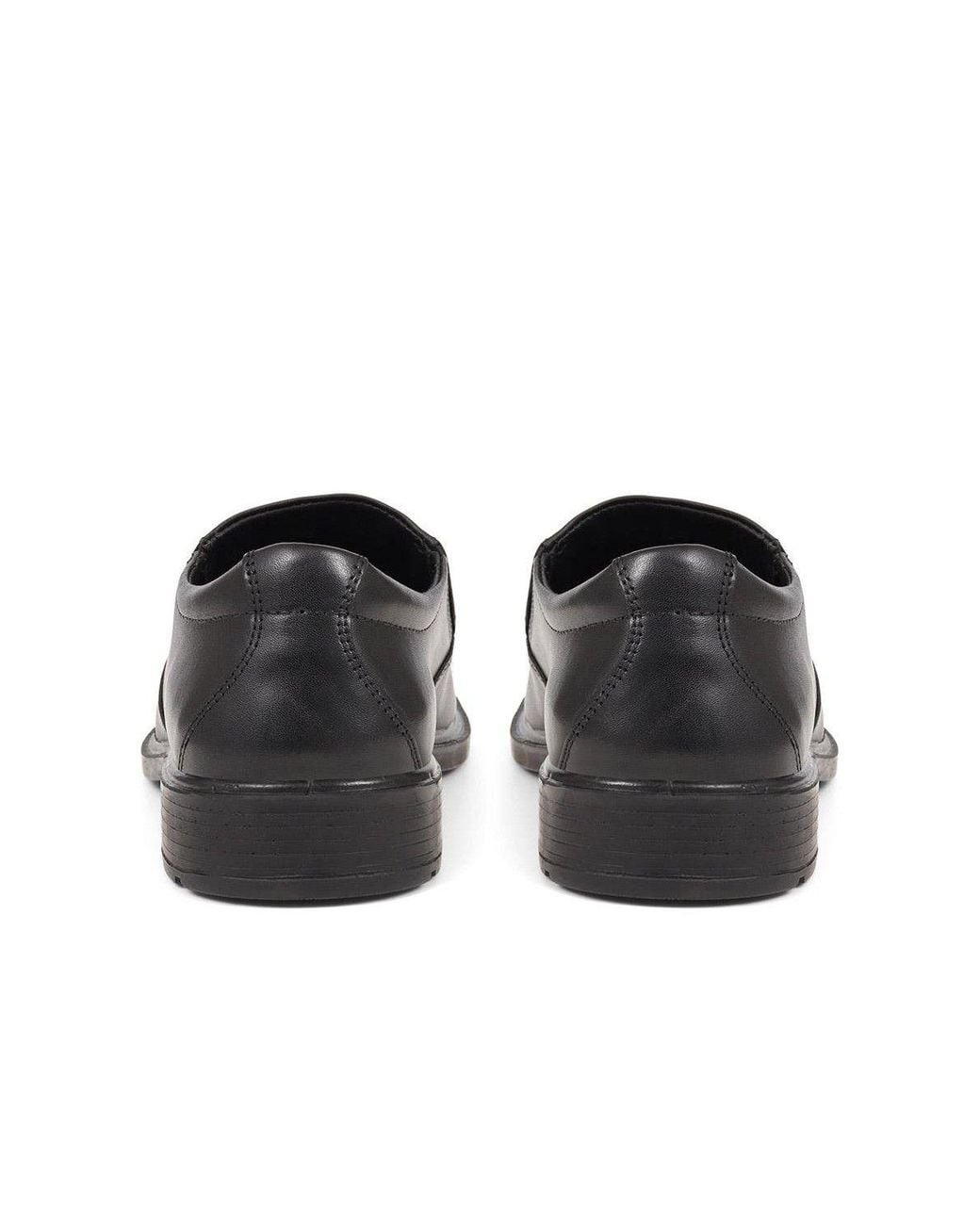 Pavers Brown Smart Leather Slip-On Shoes for men