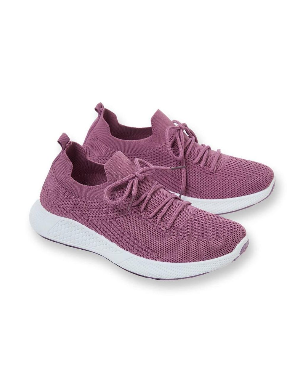 Coopers of Stortford Purple Airflow Lightweight Trainers With Cushioned Sole