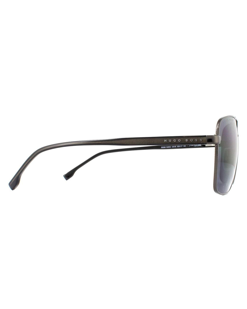 Boss Gray Aviator Dark Ruthenium Boss 1045/S for men