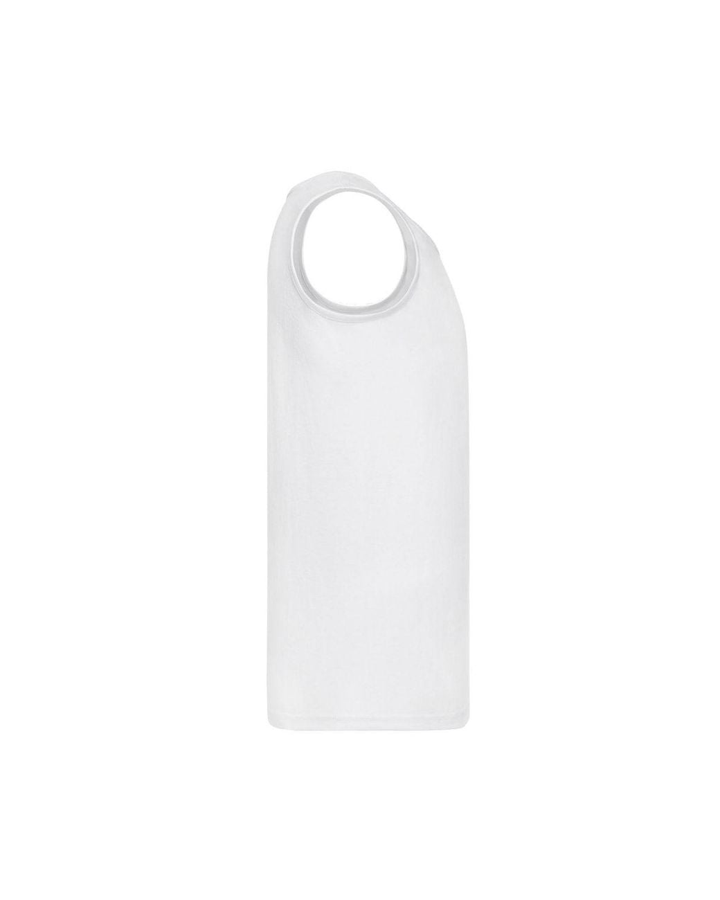 Fruit Of The Loom White Valueweight Athletic Vest Top for men