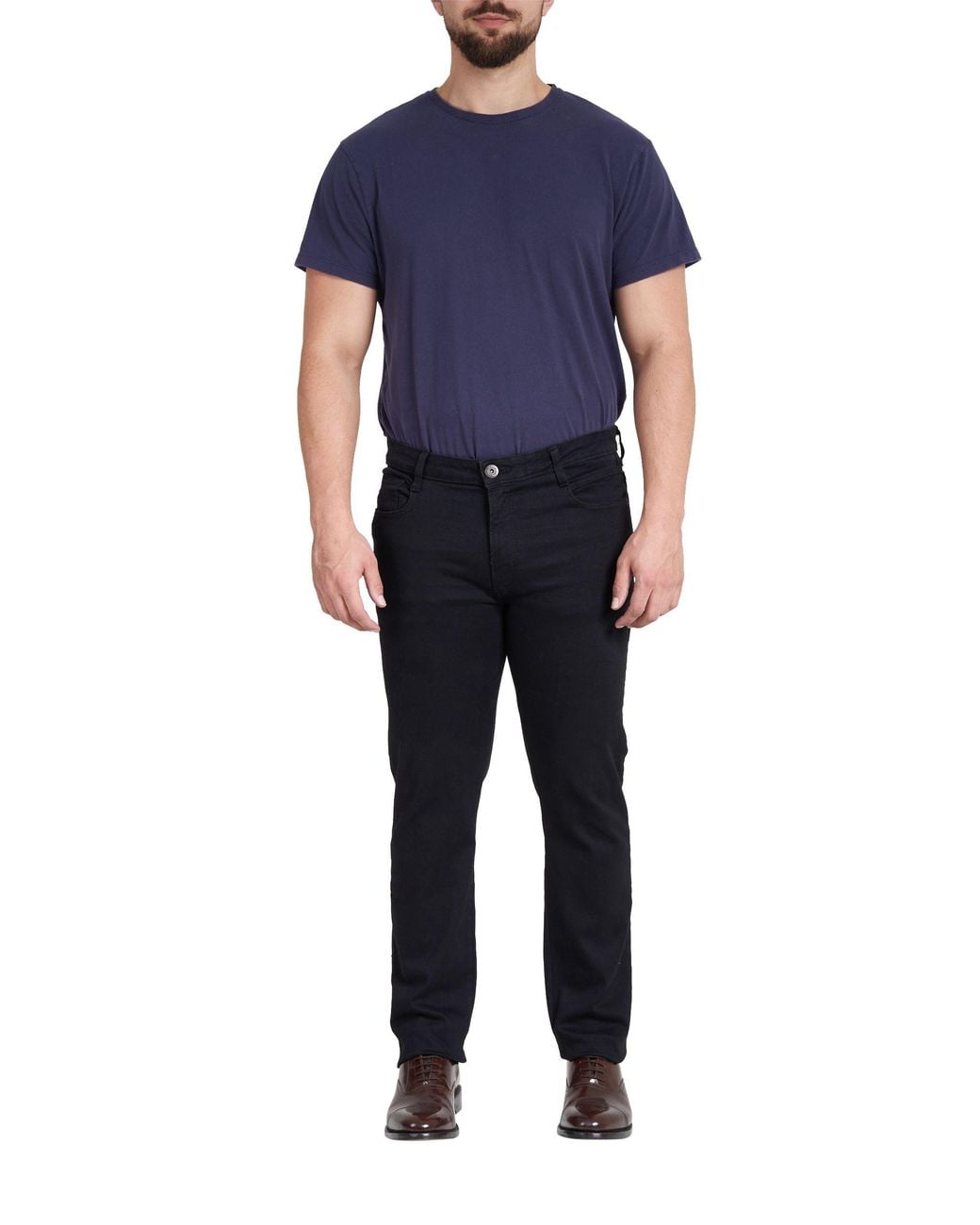 Smart Living Black Slim Fit Denim Jeans for men