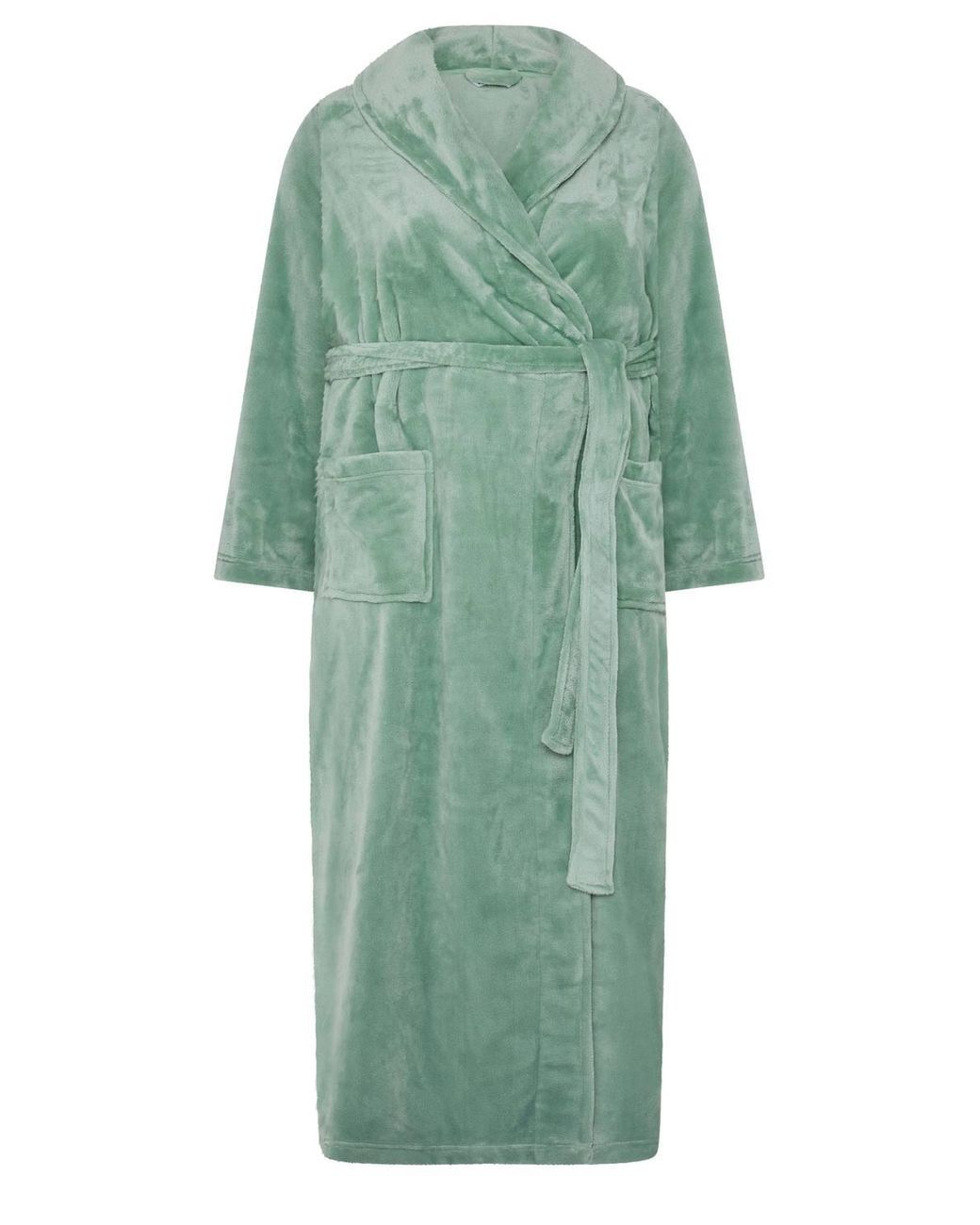 Yours Green Luxe Dressing Gown
