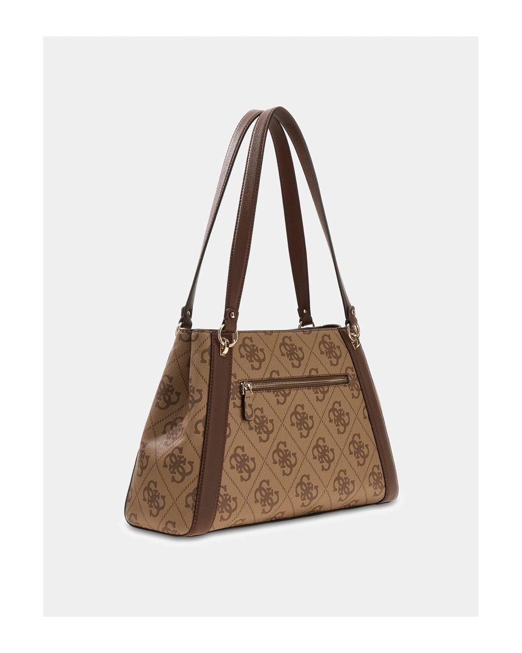 Guess Brown Karnilla Logo Gfriend Carryall