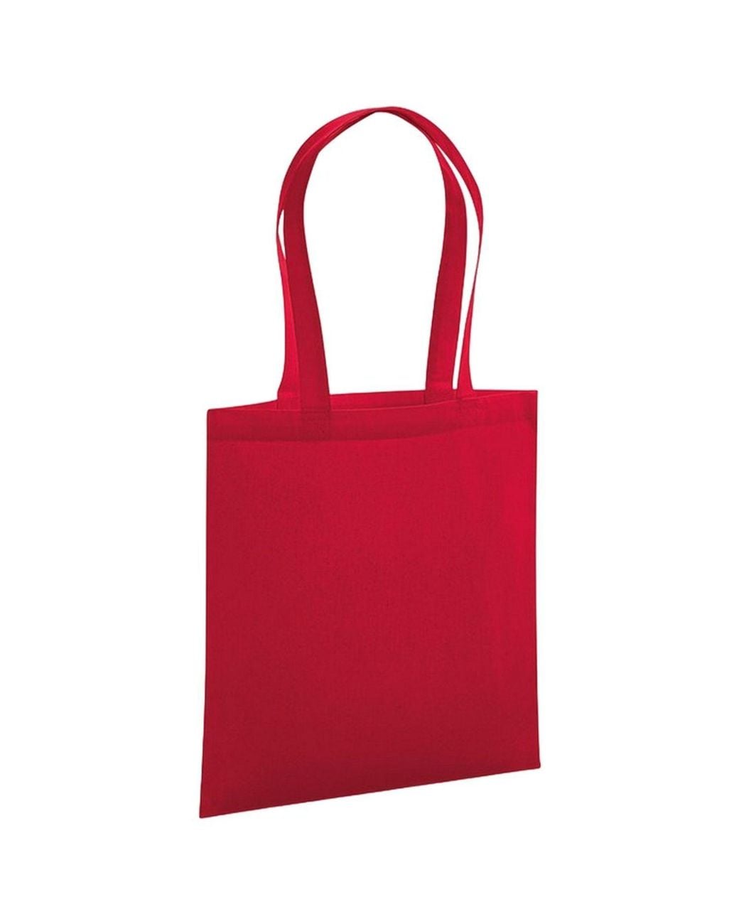 Westford Mill Red Premium Cotton Tote Bag