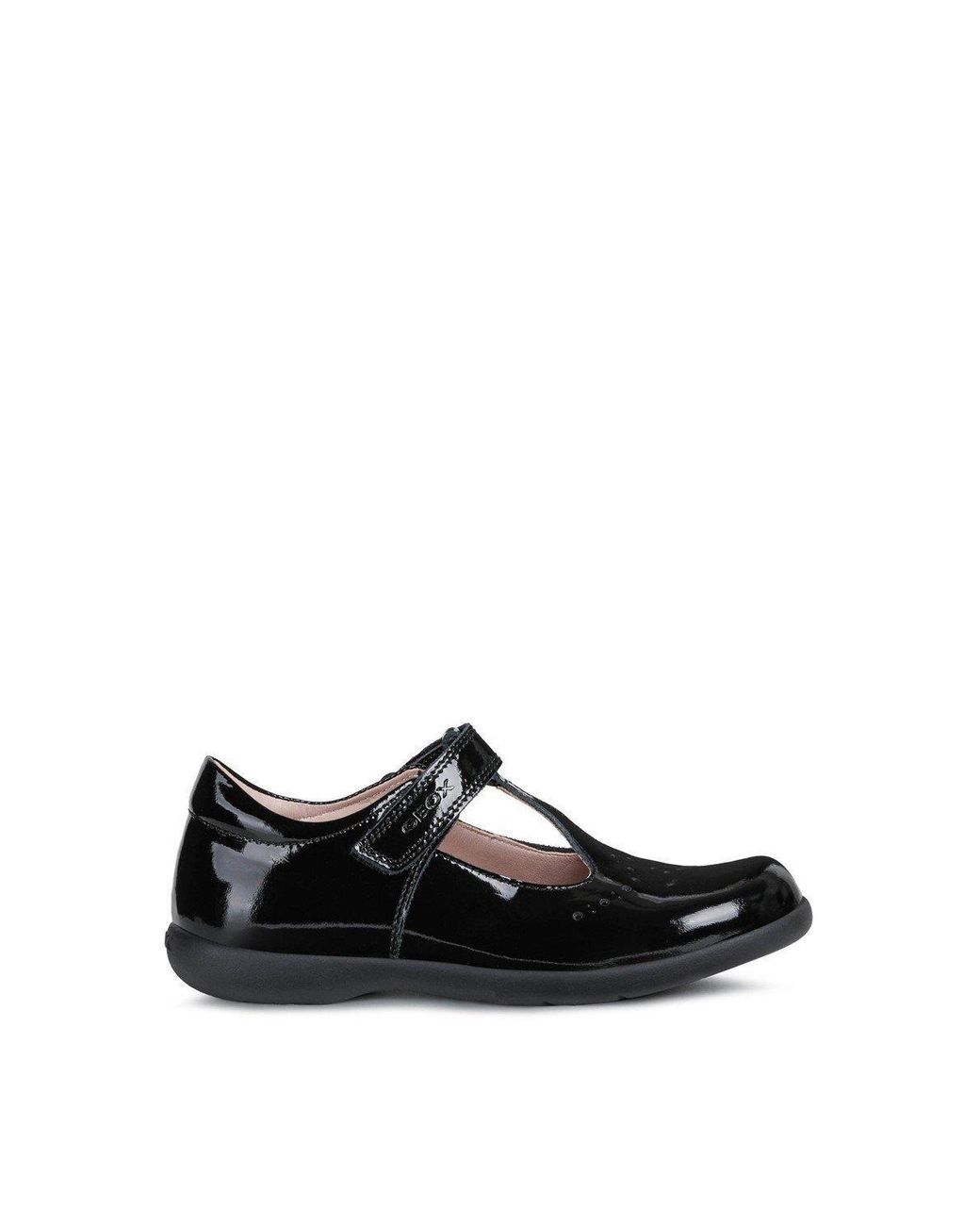 Geox Black 'Naimara' Leather Shoes