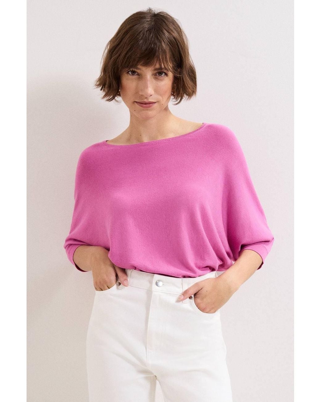 Phase Eight Pink Cristine Knit Jumper