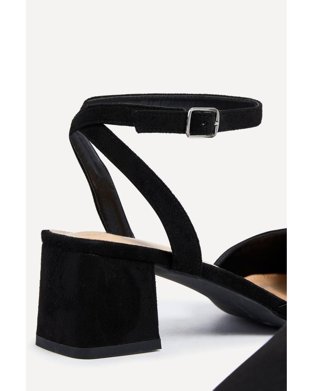 Linzi White Suzy Wide Fit Faux Suede Court Heel