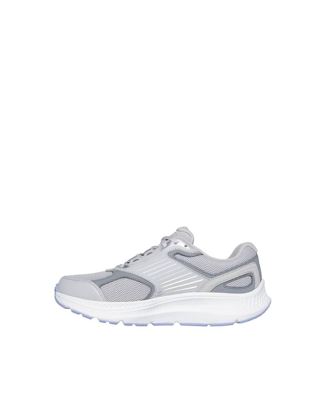 Skechers White Go Run Consistent 2.0 Advantage Leather Overlay Lace Up Leather