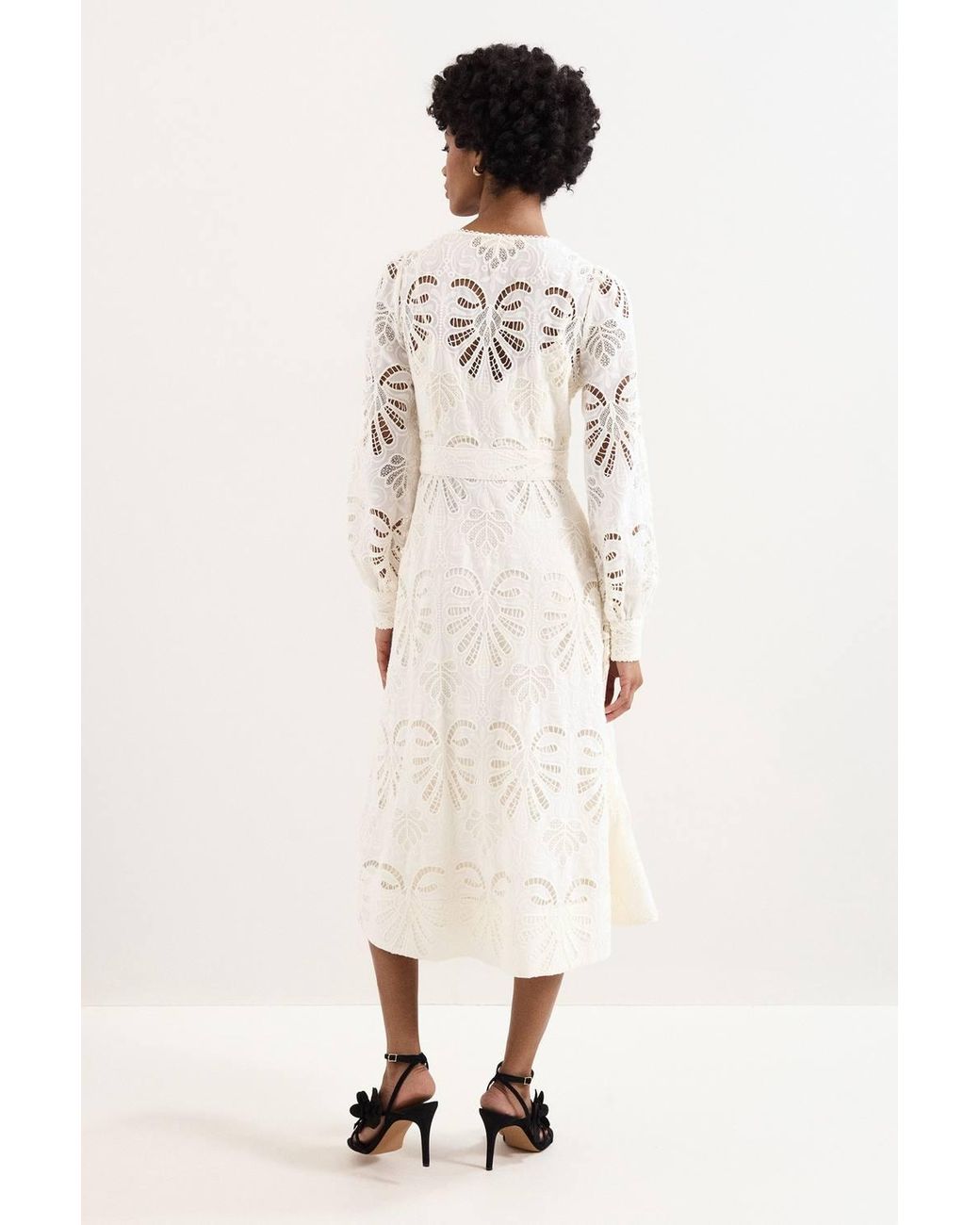 Phase Eight Natural Inara Midi Dress