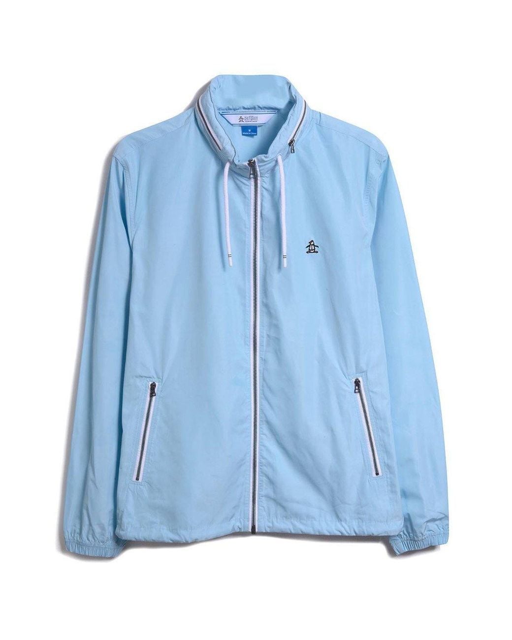 Original Penguin Blue Poly Ratner Jacket for men