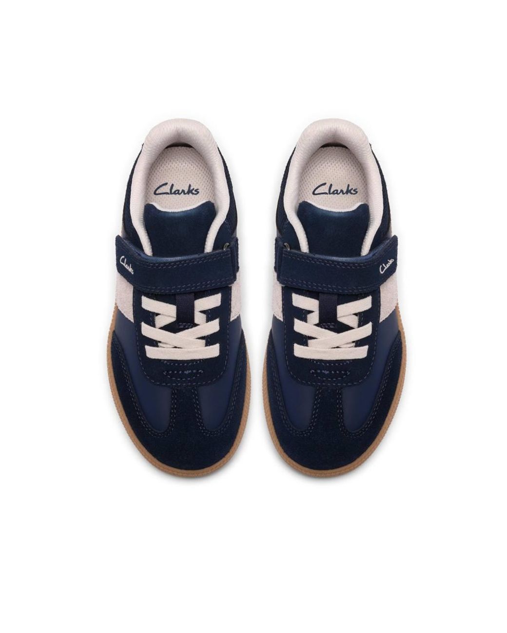 Clarks Blue Cypress Step Kid Combination Trainers