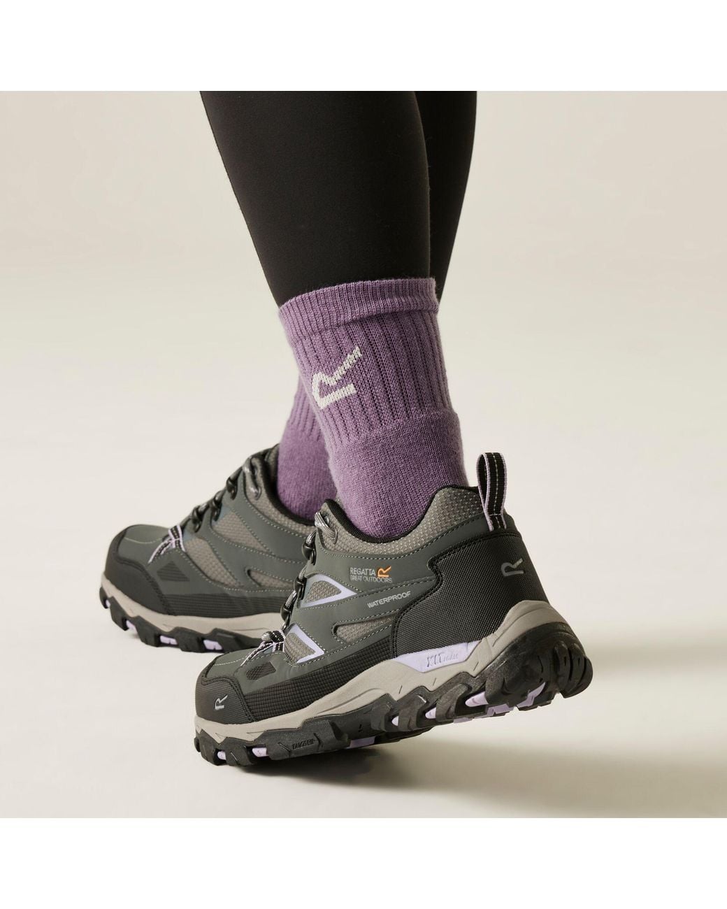 Regatta Black Lady Holcombe Iii Low Waterproof Shoes
