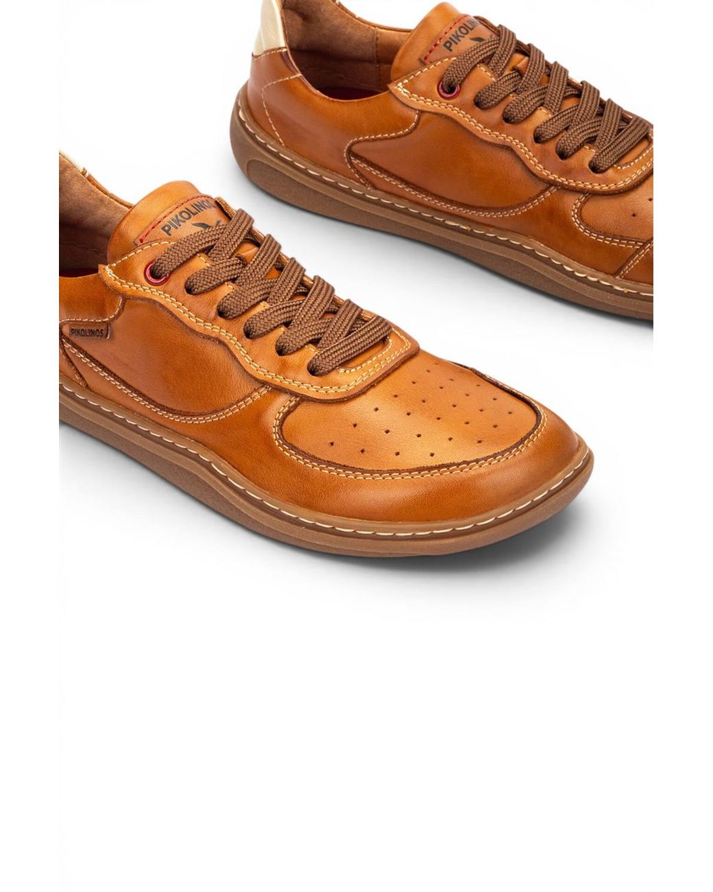 Infinity Leather Brown Leather Sneakers Trainer Barefoot Shoes