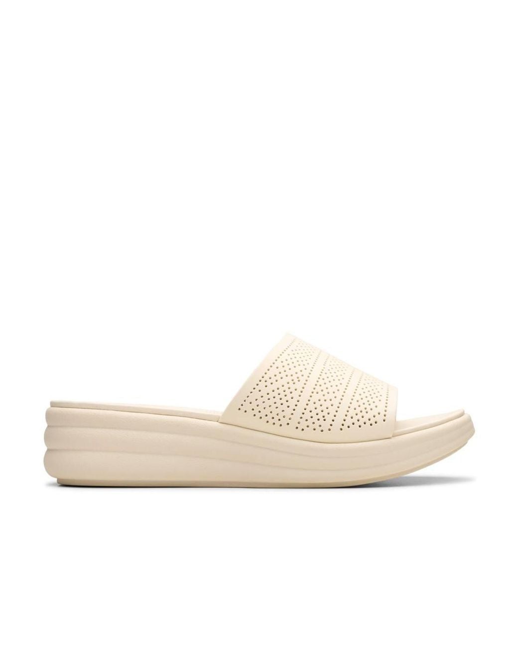 Clarks Natural Drift Twist Flat Sandals, Sliders