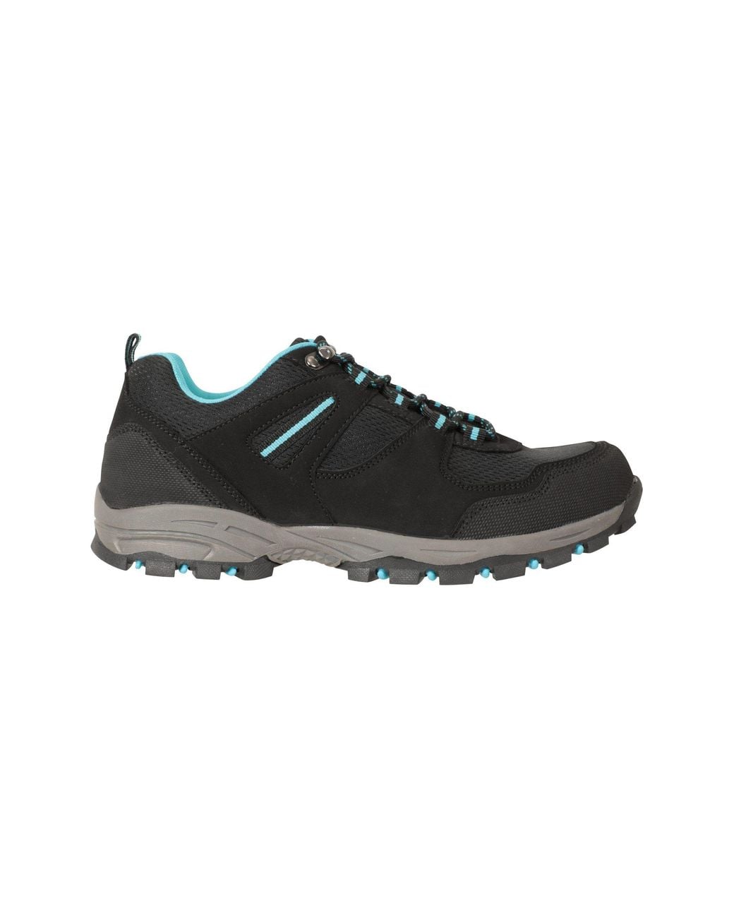 Mountain Warehouse Black Mcleod Walking Shoes Lightweight Warm Trainers
