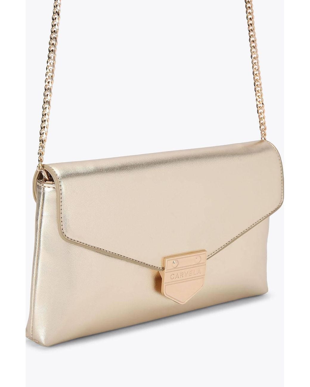 Carvela Kurt Geiger Metallic 'Maria Envelope Clutch' Bag