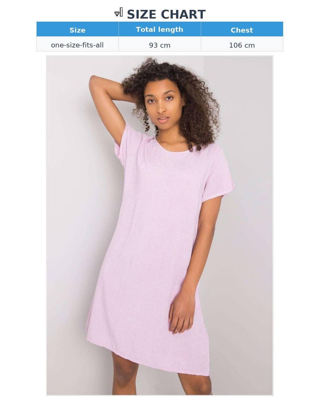Love Lace Pink Summer Striped Round Neck Short Sleeve Dress