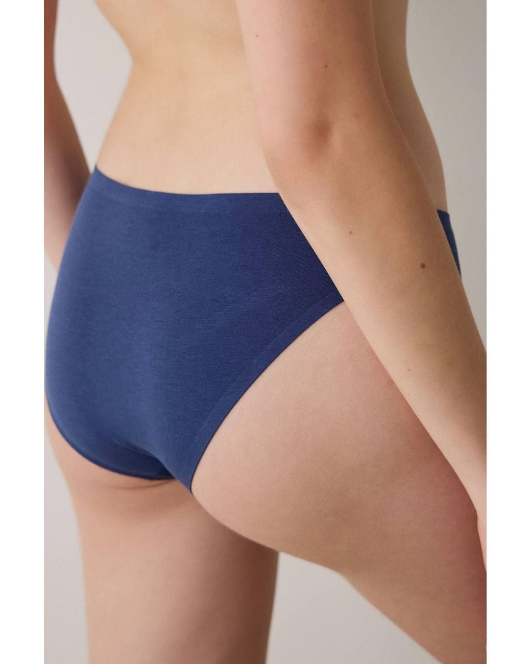 Penti Blue No-Show Watch Briefs