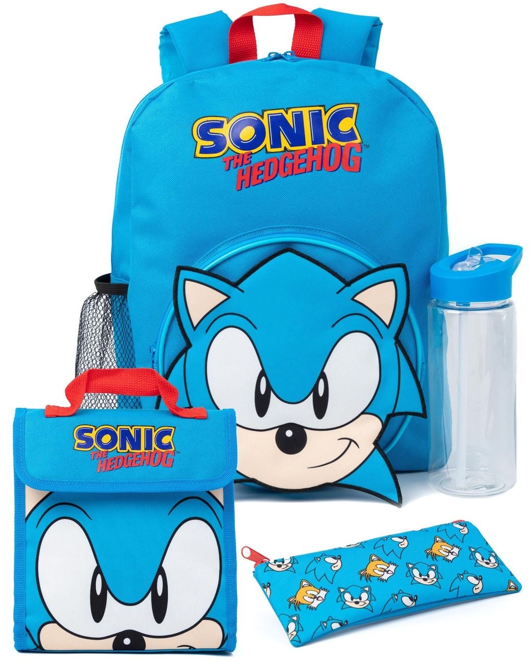 Sonic The Hedgehog 4 Piece Backpack Set in Blue | Lyst UK