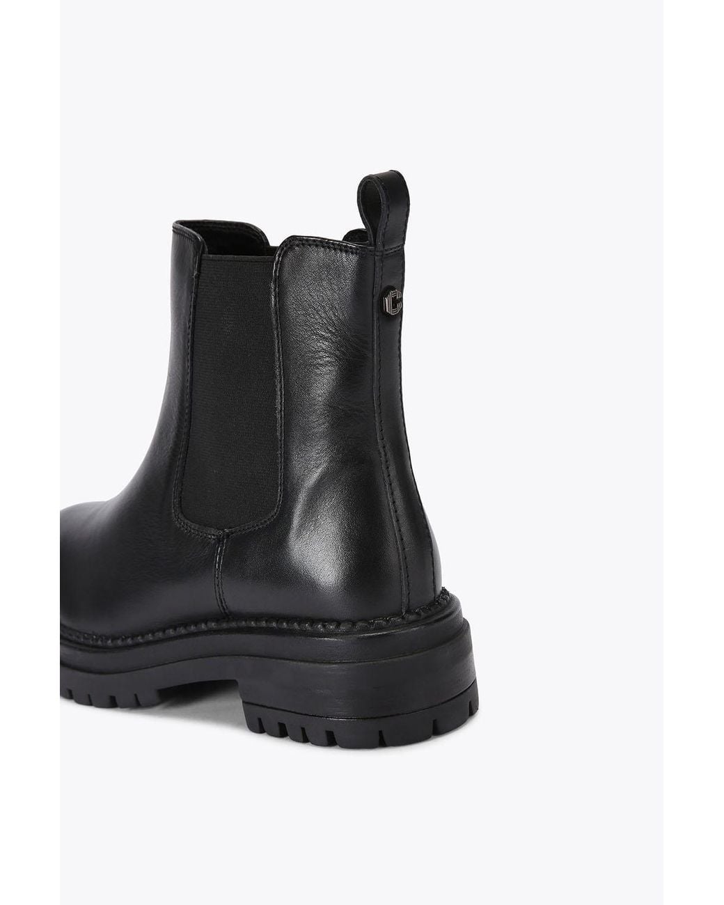 Carvela Kurt Geiger Black 'Headline' Leather Boots