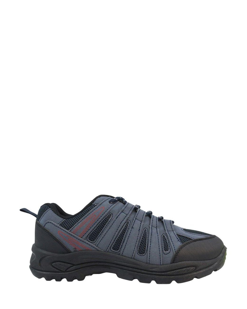 Chums Black Wide Fit Lace Walking Shoe for men