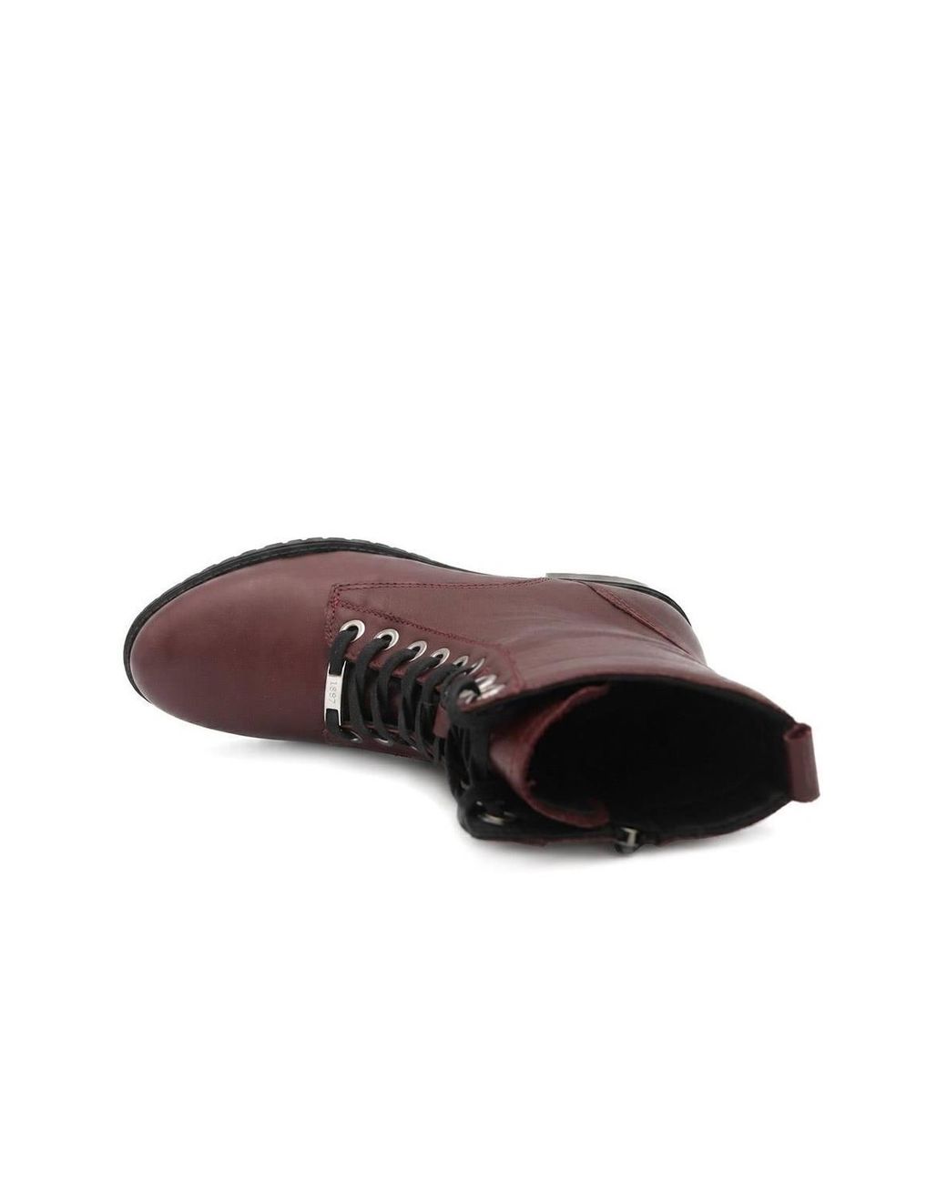 Jones Bootmaker Brown Maura Leather Block Heel Boots