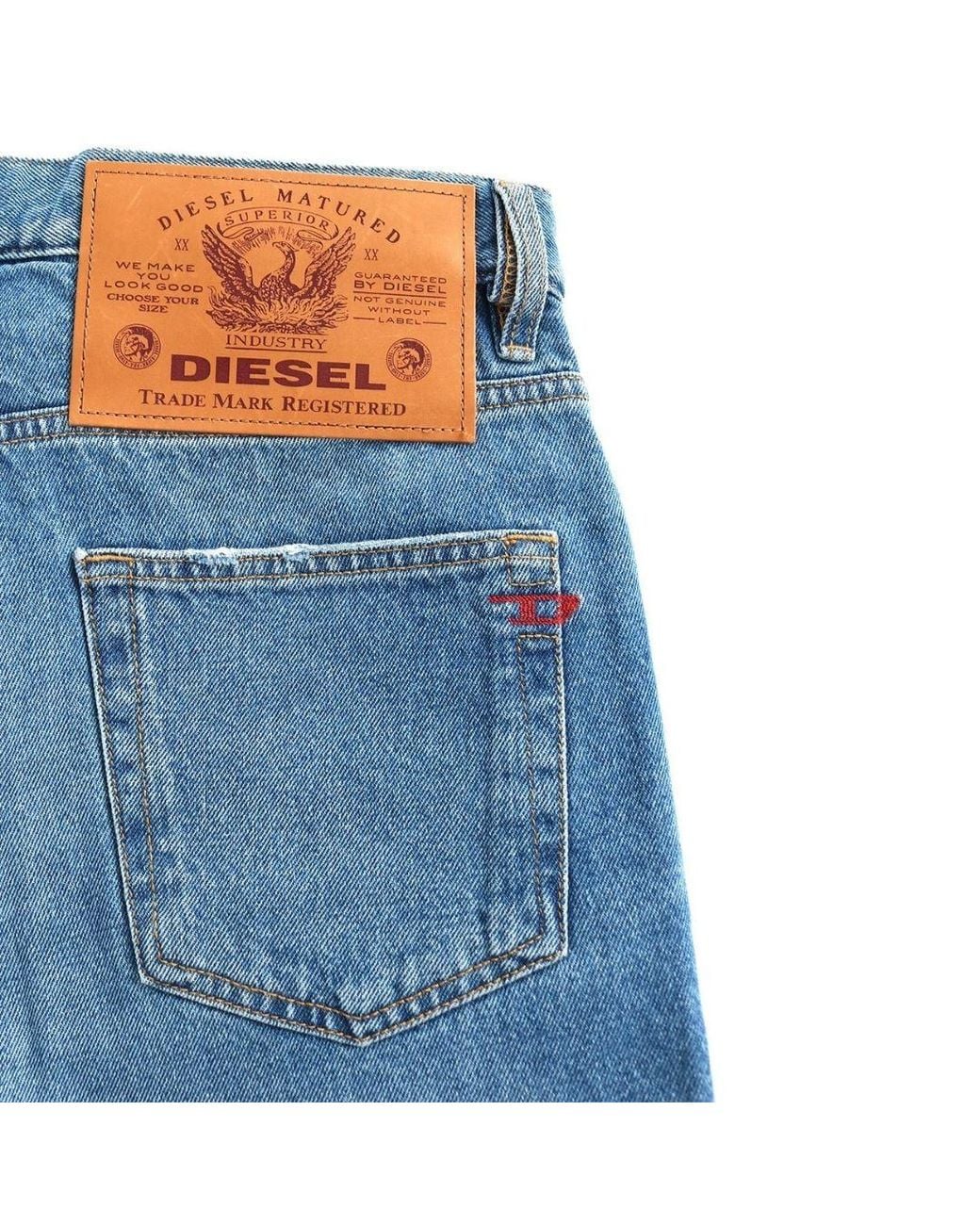DIESEL Blue D-Strukt-Short Medium Shorts for men