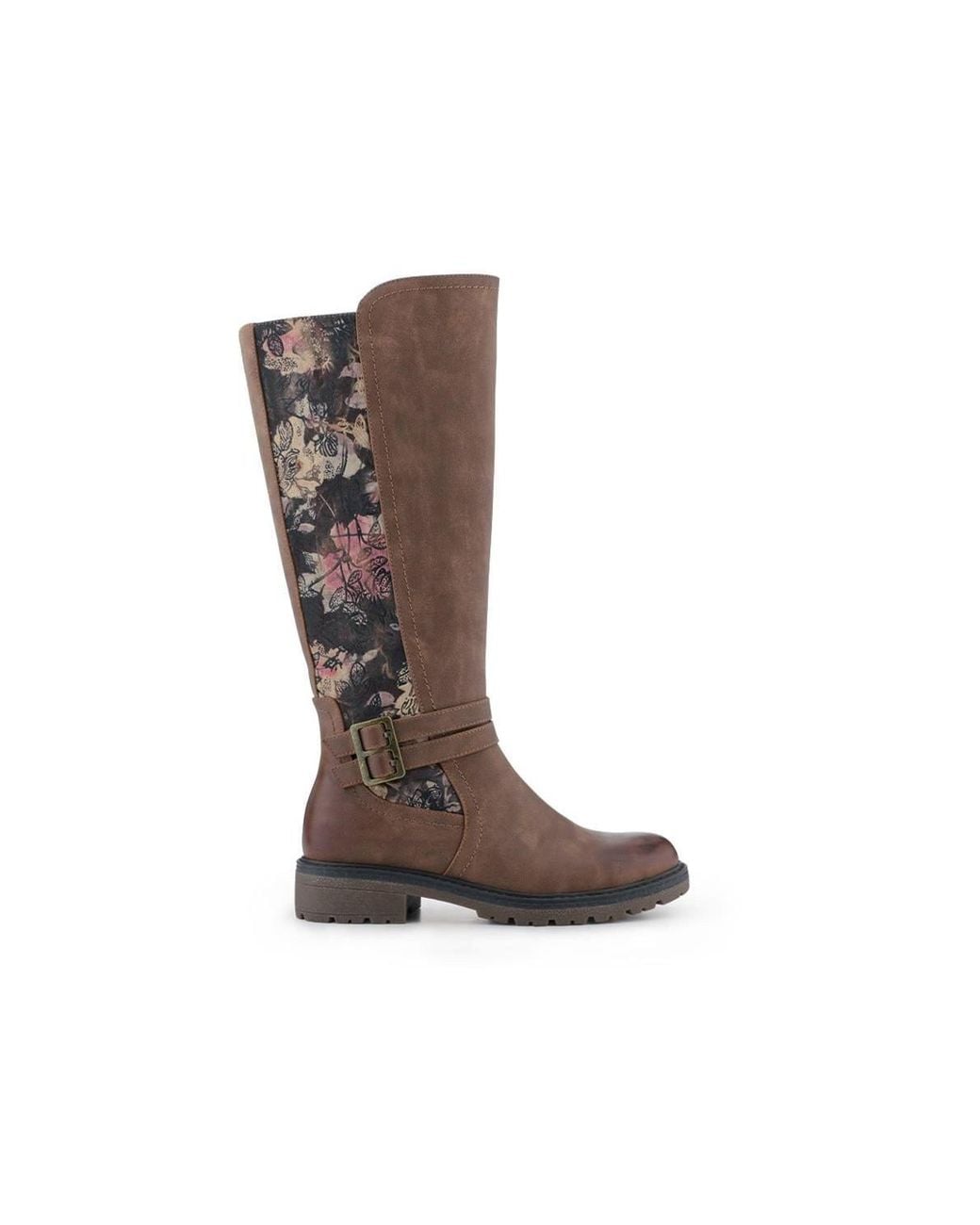 Pavers White Long Casual Boots