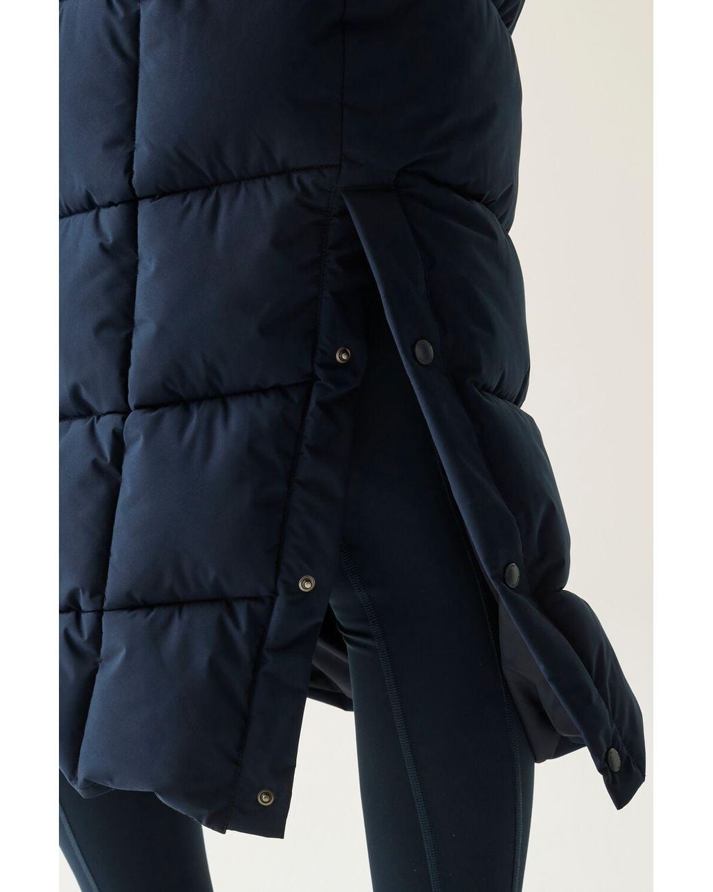 Regatta Blue Eloria Longline Hooded Insulating Quilted Jacket