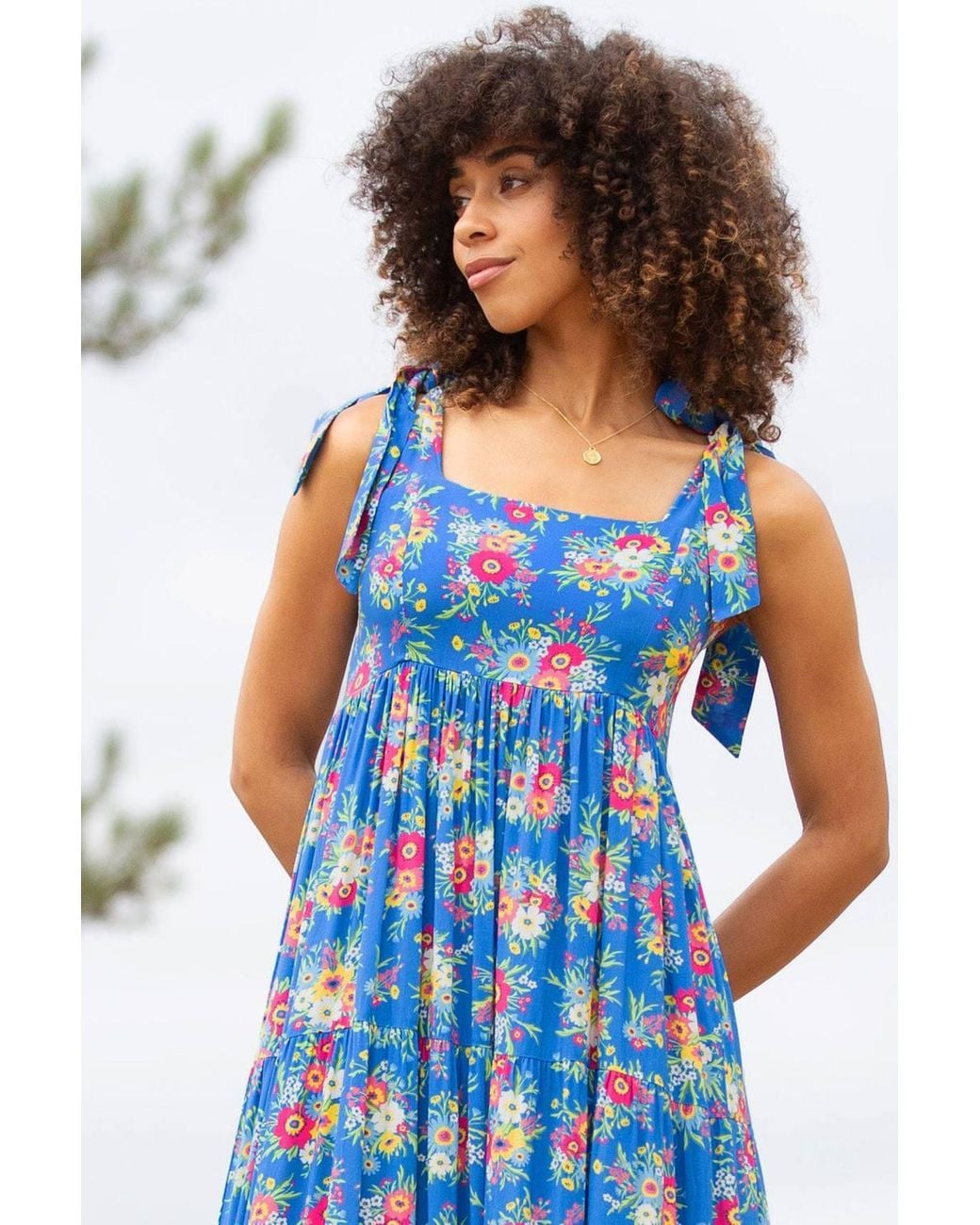 Kite Blue Littlemoor Woven Dress Posy