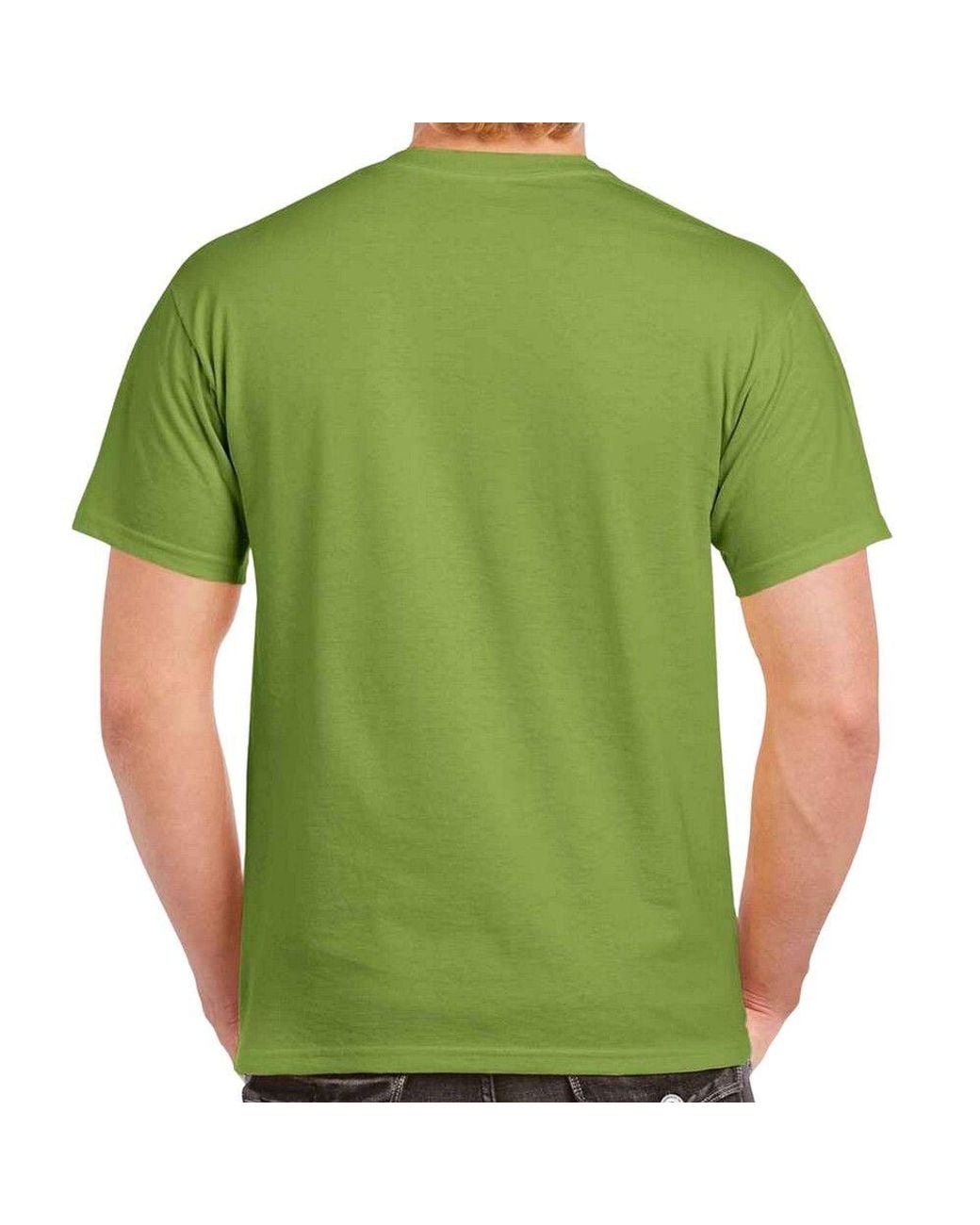 Gildan Green Heavy Cotton T-Shirt for men